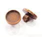 Copper Ring Blank Setting Cabochon Base inlay Ring Backs Mounting Adjustable Ring Base Bezel(40x30mm oval blank)Antique Copper Plated G15490