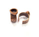 Copper Ring Blank Setting Cabochon Base inlay Ring Backs Mounting Adjustable Ring Base Bezel(10x8mm drop blank)Antique Copper Plated G15487