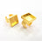 Gold Ring Blank Setting Cabochon Base inlay Ring Backs Mounting Adjustable Ring Base Bezel (16x16mm blank ) Gold Plated Metal G15527