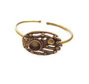 Bangle Blanks Antique Bronze Bracelet Blanks Cuff Blanks Adjustable Bracelet Blank Antique Bronze Plated Brass (10mm ) G14620