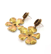 Earring Blank Backs Antique Bronze Resin Base inlay Cabochon Mountings Setting Antique Bronze Plated Brass (10mm blank) 1 pair G15558