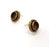 Earring Blank Backs Antique Bronze Resin Base inlay Cabochon Mountings Setting Antique Bronze Plated Brass (10mm blank) 1 pair G15575