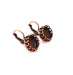 Earring Blank Base Settings Copper Resin Blank Cabochon Base inlay Blank Mountings Antique Copper Plated Brass (10mm blank) 1 Set  G14654