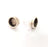2 Pairs Earring Blank Base Settings Silver Resin Blank Cabochon Base inlay Blank Mountings Antique Silver Plated Metal (10mm blank)  G14673