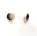 5 Pairs Earring Blank Base Settings Silver Resin Blank Cabochon Base inlay Blank Mountings Antique Silver Plated Metal (10mm blank)  G14673