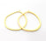 2 Gold Charm Gold Plated Metal (51x43mm)  G14697