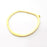 2 Gold Charm Gold Plated Metal (51x43mm)  G14697