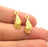 4 Oyster Charms Shell Charm Mussel Charms Sea Ocean Gold Pendant Gold Plated Shell Pendant (19x7mm)  G14706