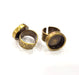 Antique Bronze Ring Blank Setting Cabochon Base inlay Ring Backs Mounting Adjustable Ring Bezel (16mm blank) Antique Bronze Plated G15643