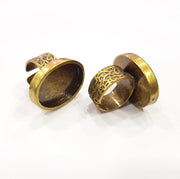 Antique Bronze Ring Blank Setting Cabochon Base inlay Ring Backs Mounting Adjustable Ring Bezel (25x18mm blank) Antique Bronze Plated G15652