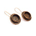 Earring Blank Base Settings Copper Resin Blank Cabochon Base inlay Blank Mountings Antique Copper Plated Brass (16mm blank) 1 Set  G14804