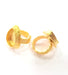 Gold Ring Settings Blank inlay Ring Mosaic Ring Bezel Base Cabochon Mountings Adjustable (20x14mm blank ) Gold Plated Brass G14837