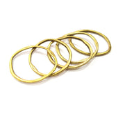 5 Circle Connector Antique Bronze Antique Bronze Plated Metal (31mm) G15692