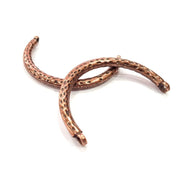Copper Bracelet Components Findings Antique Copper Plated Bracelet Components Findings ( 66mm )  G15701