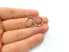 20 Circle Connector Copper Circle Antique Copper Plated Metal (16mm) G15703