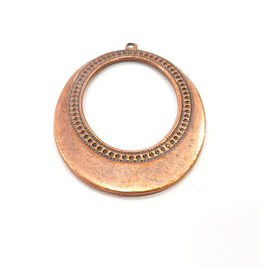 Antique Copper Pendant Antique Copper Plated Metal (58x42mm) G15714