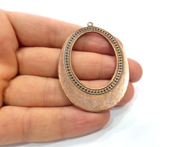 Antique Copper Pendant Antique Copper Plated Metal (58x42mm) G15714