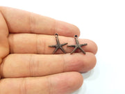 10 Seafish Charm Antique Copper Charm Antique Copper Plated Metal (27x16mm) G15738