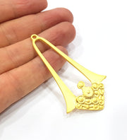 Gold Pendant Gold Plated Metal (71x38mm)  G16459