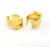 Gold Ring Base Blank Setting Cabochon Base inlay Ring Backs Mounting Adjustable Ring Base Bezel (10mm blank ) Gold Plated Metal G15888