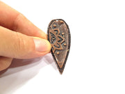 Copper Pendant Antique Copper Pendant Antique Copper Plated Metal (58x25mm) G15906