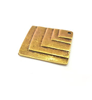 Antique Bronze Pendant Antique Bronze Plated Metal (30mm) G15339