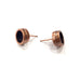 Earring Blank Backs Base Settings Copper Resin Blank Cabochon Base inlay Mountings Antique Copper Plated Brass (8mm blank) 1 Pair G15945