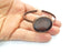 Bracelet Blank Cuff Bezel Resin Bangle inlay Blank Glass Cabochon Base Bezel Hammered Adjustable Antique Copper Bracelet (30mm Blank) G15963
