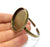 Bracelet Blank Cuff Bezel Resin Bangle inlay Blank Glass Cabochon Base Bezel Hammered Adjustable Antique Bronze Bracelet (40mm ) G15995