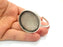 Bracelet Blank Cuff Bezel Resin Bangle inlay Blank Glass Cabochon Base Bezel Hammered Adjustable Antique Silver Bracelet (40mm ) G16013