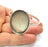 Bracelet Blank Cuff Bezel Resin Bangle inlay Blank Glass Cabochon Base Bezel Hammered Adjustable Antique Silver Bracelet (40x30mm ) G16041