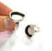 Ring Blank Setting Hammered Ring Base Bezel inlay Ring Backs Glass Cabochon Mounting Adjustable Antique Silver Plated Ring (18x13mm ) G16078