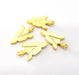 4 Arrowhead Charms Gold Plated Charms  (24x13mm)  G16130