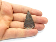 2 Copper Charm Antique Copper Charm (43x25mm) G16191