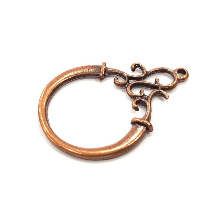 2 Copper Charm Antique Copper Charm (52x35mm) G17503