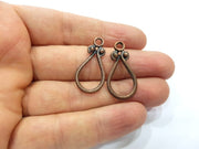 8 Copper Charm Antique Copper Charm (30x16mm) G16194
