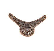 Antique Copper Pendant Antique Copper Plated Metal (61x39mm) G16197