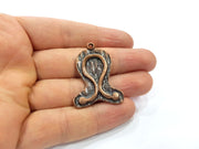 2 Copper Charm Antique Copper Charm (39x30mm) G16201