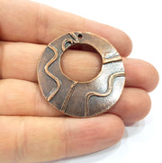2 Copper Charm Antique Copper Charm (42mm) G16204