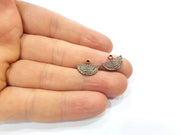20 Copper Charm Antique Copper Charm (14x11mm) G16208