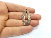 2 Copper Charm Antique Copper Charm (42x20mm) G16213