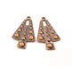 2 Copper Charm Antique Copper Charm (42x25mm) G16215
