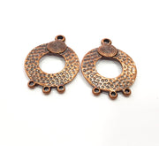 2 Copper Charm Antique Copper Charm (33x24mm) G16216