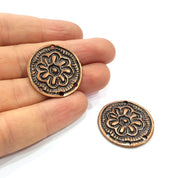 2 Copper Charm Antique Copper Charm (30mm) G16218