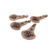 4 Copper Charm Antique Copper Charm (27x16mm) G16220
