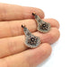 4 Copper Charm Antique Copper Charm (27x16mm) G16220