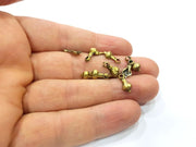 30 Antique Bronze Charm Antique Bronze Plated Charm (12x5mm) G16243