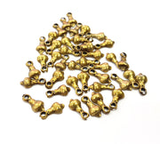 30 Antique Bronze Charm Antique Bronze Plated Charm (12x5mm) G16243