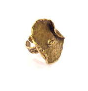 Antique Bronze Ring Blank Ring Setting Mountings (28mm Blank ) Antique Bronze Plated Brass G15426