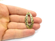 2 Antique Bronze Charm Antique Bronze Plated Charm (42x20mm) G16250